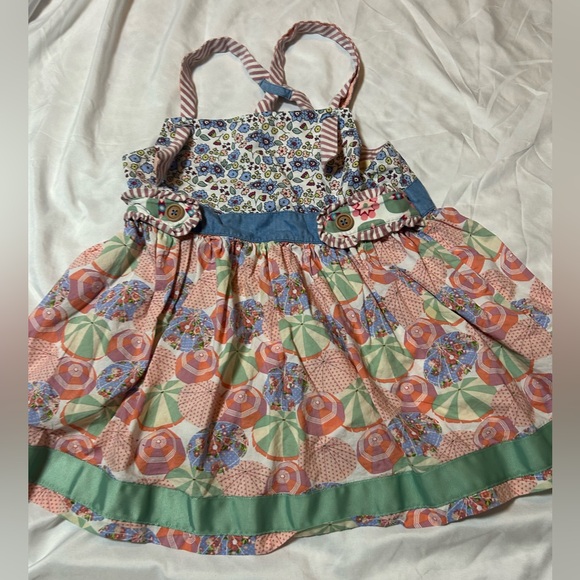 Matilda Jane Parasol Knot Top Girls Happy and Free Size 10 - Picture 1 of 11